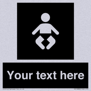 Custom information: black panel baby change